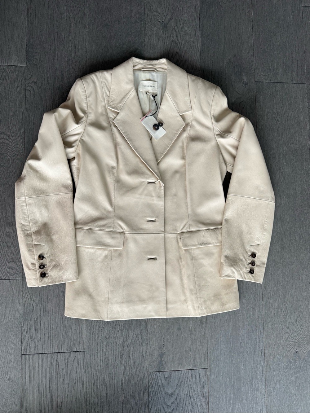 Loulou Studio Aldo leather blazer
